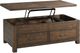 Elements International Jax Cherry Coffee Table with Lift Top-1