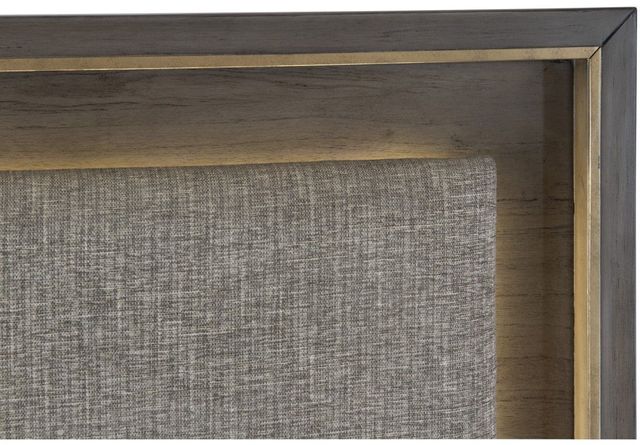 Mazin Furniture Scarlett Brownish Gray Queen Panel Bed-2