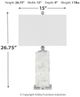 Signature Design by Ashley® Malise White Alabaster Table Lamp-2