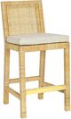 TOV Furniture Amara Cream/Natural Rattan Counter Stool-0