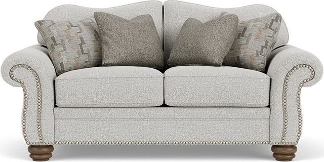 Flexsteel® Bexley Silver Glacier Loveseat-1