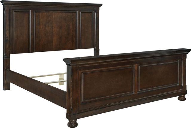 Millennium® by Ashley® Porter Rustic Brown California King Panel Bed-3