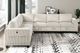 Homelegance® Walterboro 7-Piece Beige Modular Sectional with Storage and Reclining Back Rest-1
