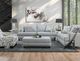 Corinthian Furniture Atlantic Silver Ottoman-1