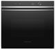 Fisher & Paykel Series 7 30" Black Contemporary Single Electric Wall Oven-0