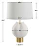 Uttermost® In Bloom White Table Lamp-3