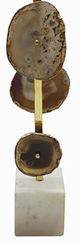 A & B Home Gold/White Table Lamp-1