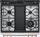 LG Studio 30" Essence White Slide In Gas Range -4
