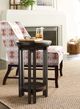 Hammary® Ketchum-Hamilton Rubbed Black Chairside Table-1