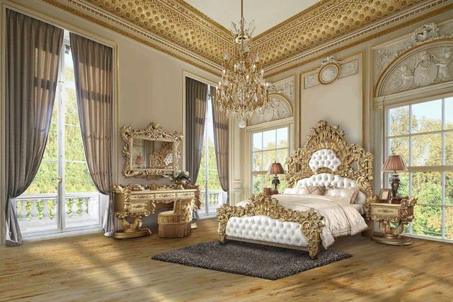 ACME Furniture Bernadette Gold Mirror-1