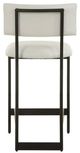 Uttermost® Apsley Black/White Counter Stool-5