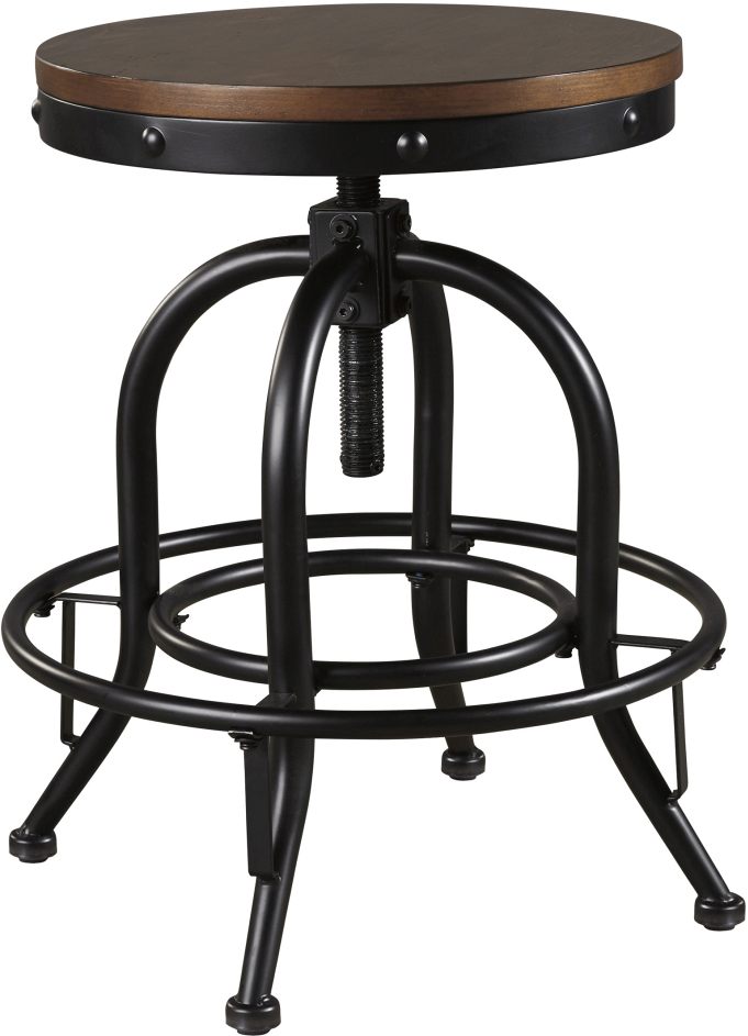 Ashley furniture black bar stools discount