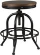 Signature Design by Ashley® Valebeck Black/Brown Swivel Barstool-0