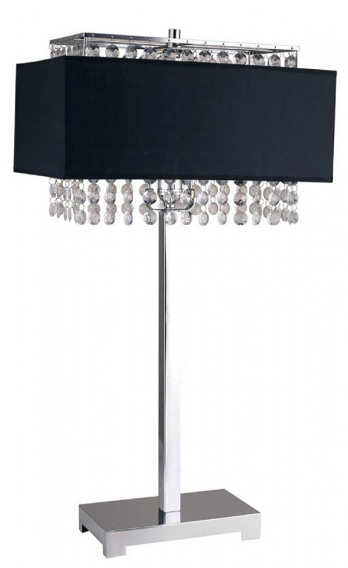 Furniture of America® Naya Chrome Table Lamp-0