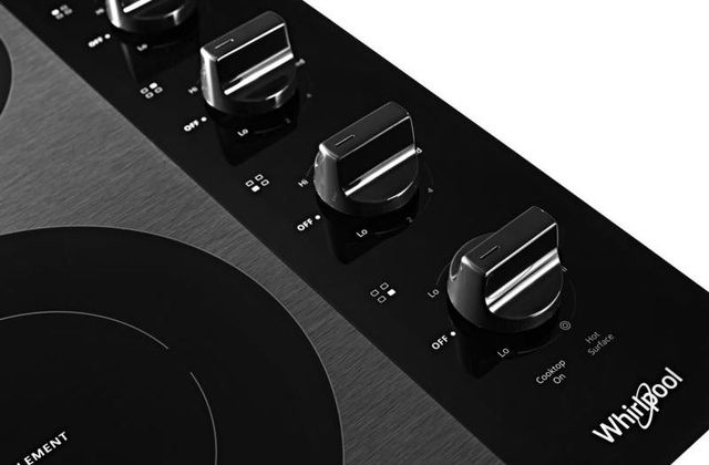 Whirlpool® 24" Black Electric Cooktop-1