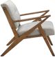 Olliix by INK+IVY Light Grey Rocket Lounge Chair-3