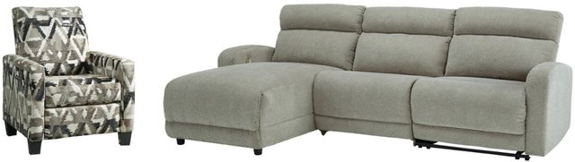Signature Design by Ashley® Colleyville 2-Piece Stone Reclining Living Room Set-0