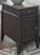 Null Furniture Lake Lure Gray Fog Chairside Cabinet-0