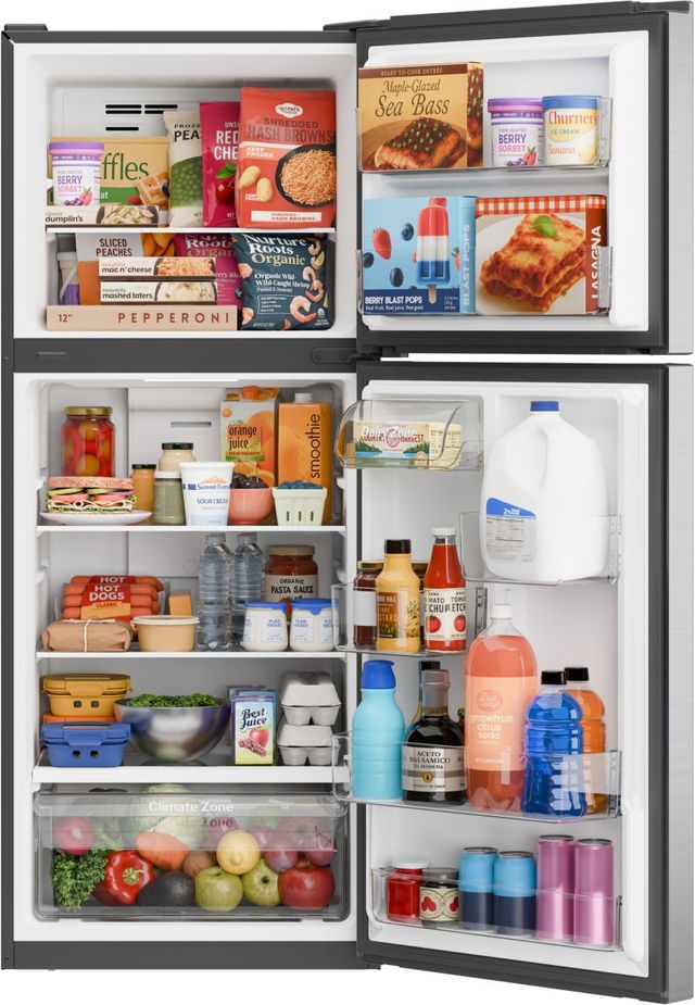 GE® ENERGY STAR® 24" 11.9 Cu. Ft. Stainless Steel Counter Depth Top Freezer Refrigerator-2