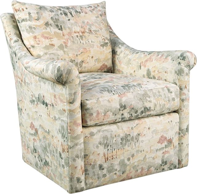 Paula Deen™ by Craftmaster® Customizable Swivel Chair-0