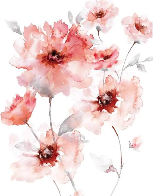 Classy Art Translucent Blush I by Nan Mirrored Frame Wall Art-1