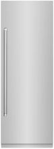 ZLINE 30" 16.7 Cu. Ft. Stainless Steel Column Refrigerator with Graphite Gray Interior-0