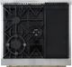FORNO® Giovanni Series Alta Qualita 30" Black Pro Style Gas Range-5