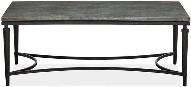 Magnussen Home® Waylon Galvanized Copper Rectangular Cocktail Table-1