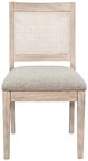 Sunny Designs™ Blair Frost Gray/Wheat Dining Chair-2