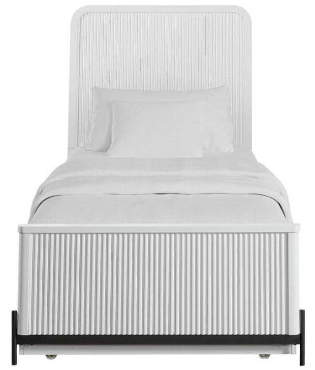 Bernards Stiltz White Full Youth Panel Bed-2