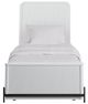 Bernards Stiltz White Full Youth Panel Bed-1