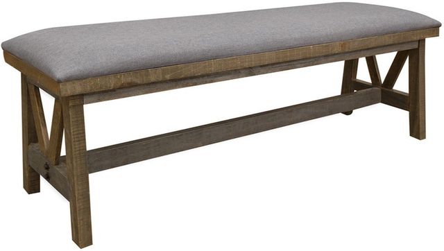 International Furniture Direct Loft Brown/Gray Dining Bench-0