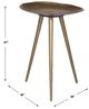 Uttermost® Lily Pad Antique Brass Accent Table-2