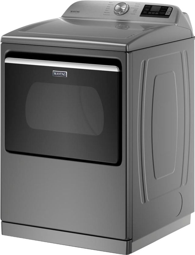 Maytag® 7.4 Cu. Ft. Metallic Slate Front Load Electric Dryer-1