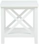 Coaster® Skyview White Square End Table with Shelf-2