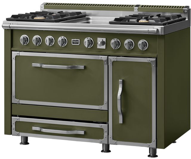 Viking® Tuscany 48" Martini Pro Style Dual Fuel Range with Griddle-2