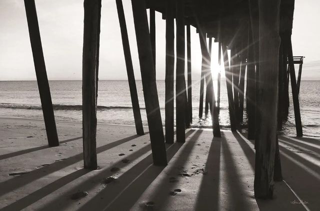 Classy Art Sunrise at the Pier by Lori Deiter Wall Art-0