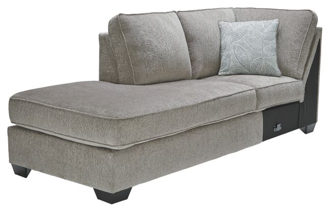 Signature Design by Ashley® Altari 2-Piece Alloy Sectional with Ottoman-3