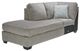 Signature Design by Ashley® Altari 2-Piece Alloy Sectional with Ottoman-3