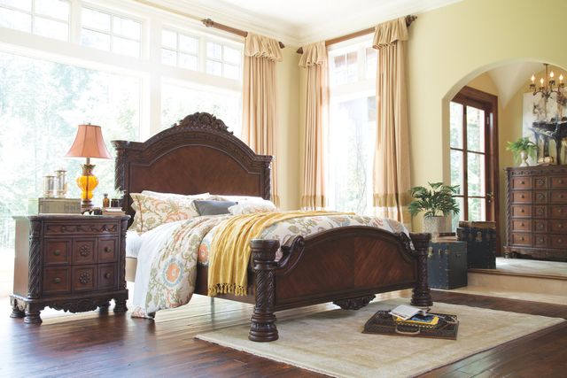 ashley north shore dresser brown North Shore