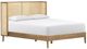 Four Hands Antonia Beige/Toasted Parawood Queen Panel Bed-0