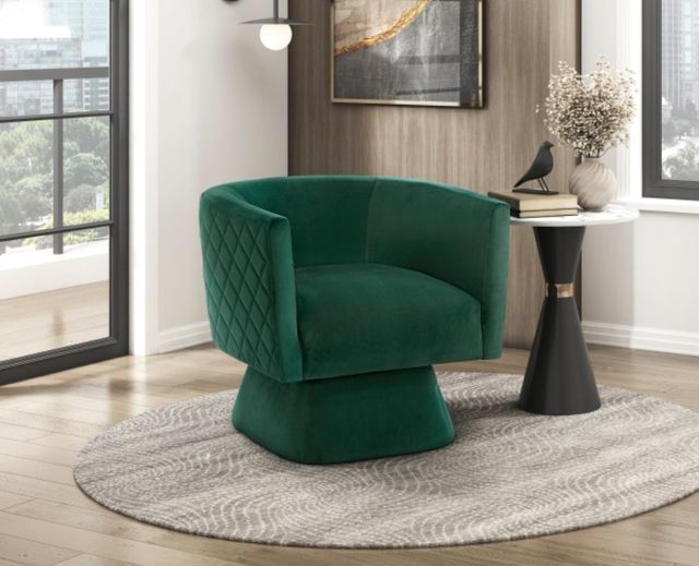 Homelegance® Candace Green Swivel Chair-1