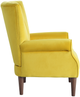 Mazin Furniture Urielle Yellow Upholstered Accent Chair-2