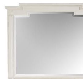 Magnussen Home® Willowbrook Egg Shell White Landscape Mirror-2