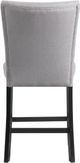 Elements International Beckley Black/Dark Grey Counter Stool-3
