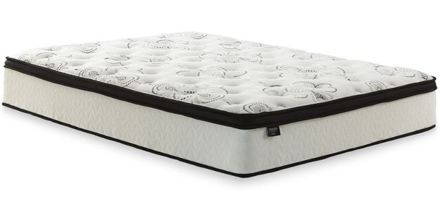 Sierra Sleep® by Ashley® Chime 2-Piece 12" Hybrid and Best Adjustable Base California King Mattress Set-1