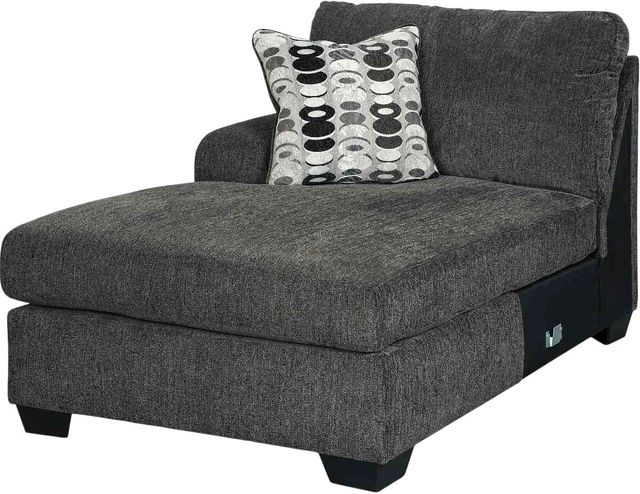 Signature Design by Ashley® Ballinasloe 3-Piece Smoke Left-Arm Facing Sectional and Chaise-3