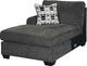 Signature Design by Ashley® Ballinasloe 3-Piece Smoke Left-Arm Facing Sectional and Chaise-3