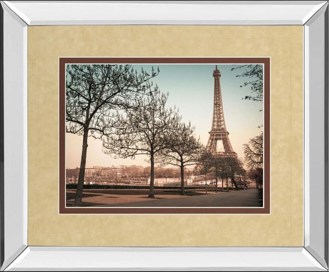 Classy Art Remembering Paris by Assaf Frank Mirror Framed Wall Art-0