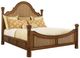 Tommy Bahama® Furniture Island Estate Round Hill Brown California King Poster Bed-0
